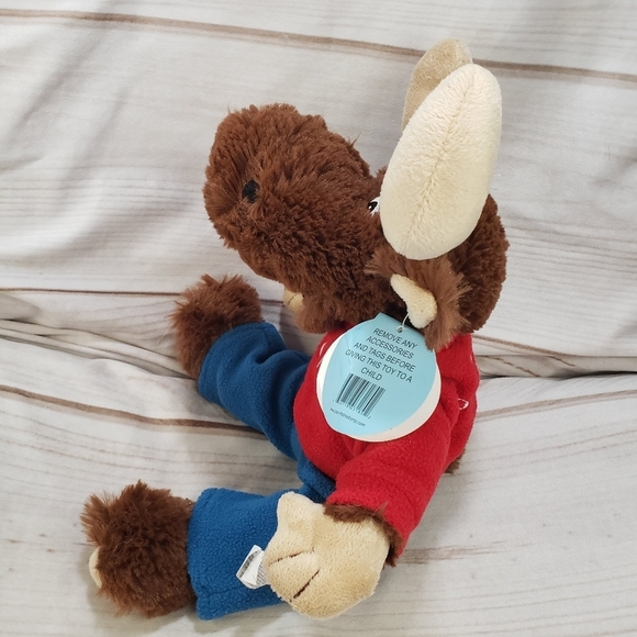 Moose International Tommy Moose Plush Stuffed Toy Vintage 12 Inch 1988 - Picture 4 of 14